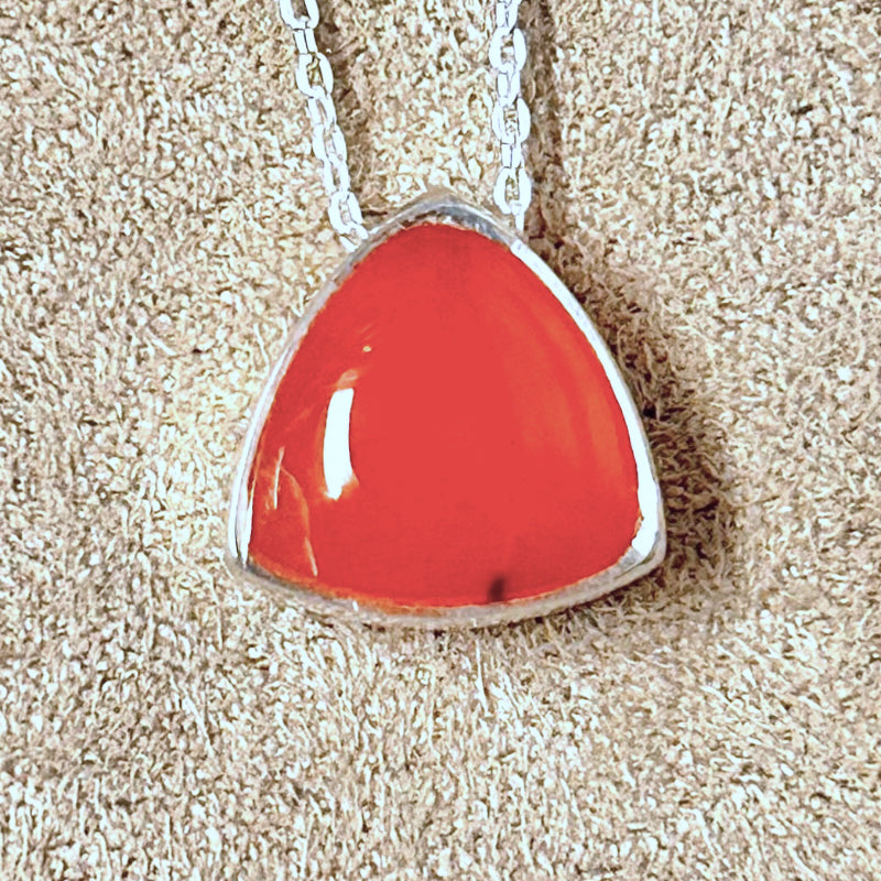 Carnelian Pendant and Chain