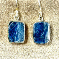Kyanite (Rough) Dangle Earrings