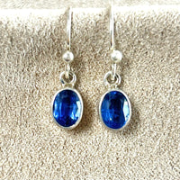 Kyanite Faceted Dangle Earrings