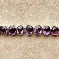 242656 Amethyst Twelve-Stone Bracelet