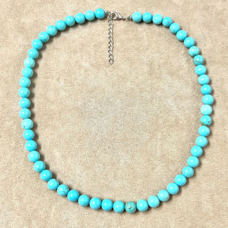 Howlite (Dyed) Bead Necklace