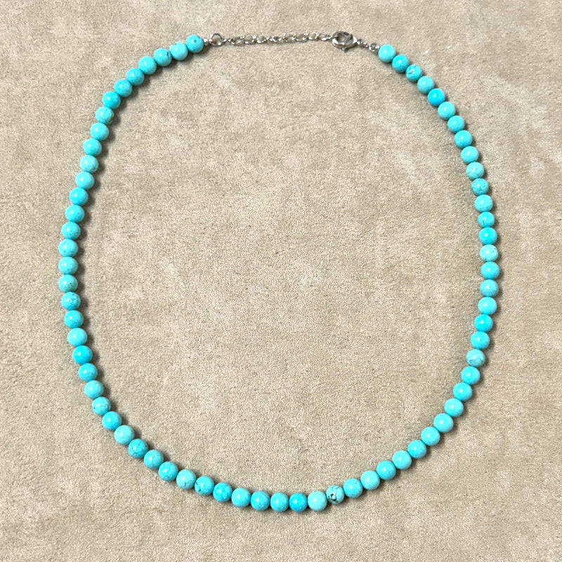 Howlite (Dyed) Bead Necklace