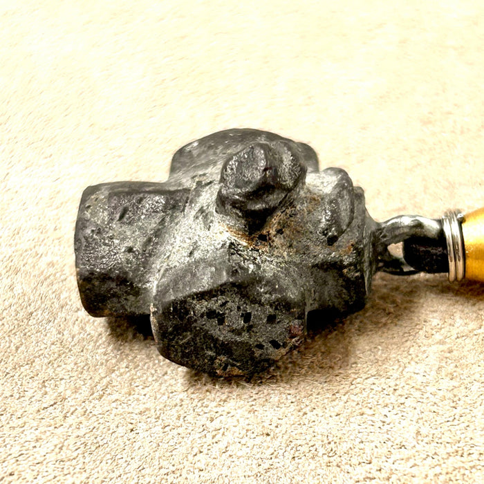 Staurolite Crystal Pendant and Cord (Taos Co., New Mexico