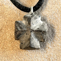 Staurolite Crystal Pendant and Cord (Taos Co., New Mexico)