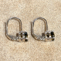 Moldavite Dangle Earrings