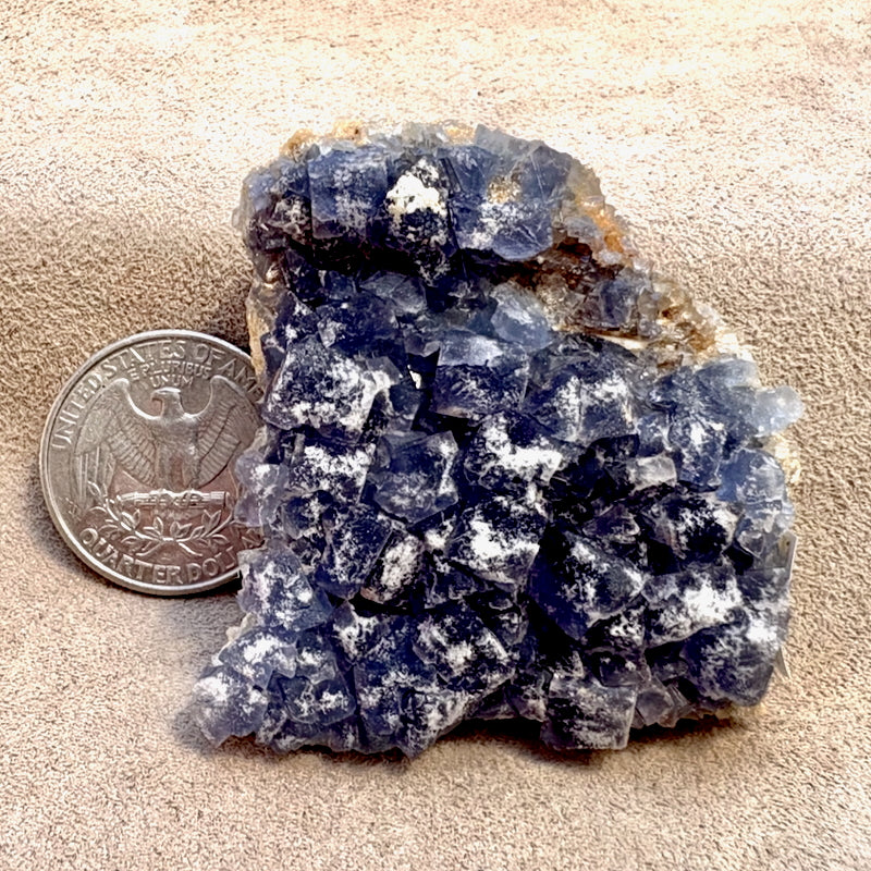 Fluorite and Quartz (Blanchard Mine, Socorro Co., New Mexico)