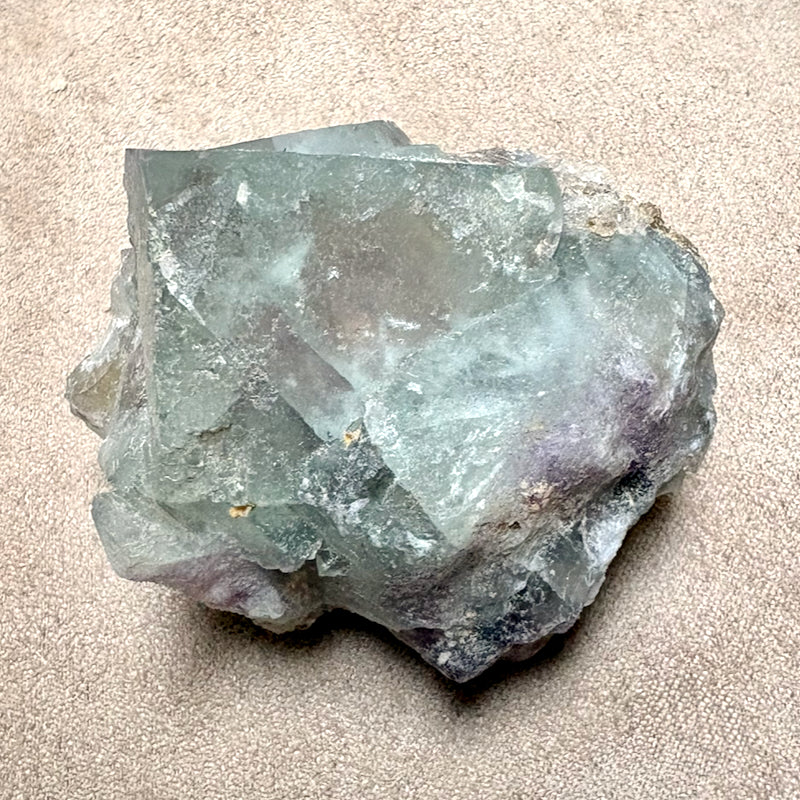 Fluorite and barite (Nakaye Mine, Sierra Co., New Mexico)
