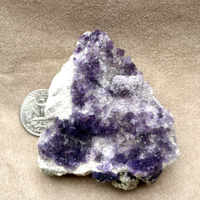 Fluorite and Barite (Nakaye Mine, Sierra Co., New Mexico)