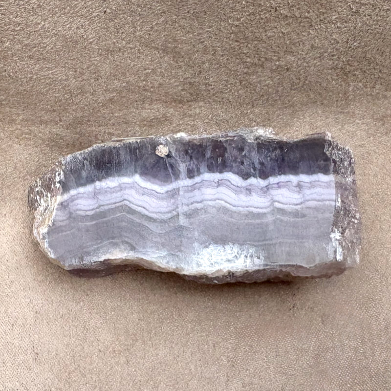 Fluorite, one side polished (Small Fry, Rio Arriba Co., New Mexico)