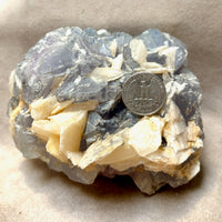 Fluorite and Quartz (Fish Stick deposit, Blanchard Mine, Socorro Co., New Mexico)