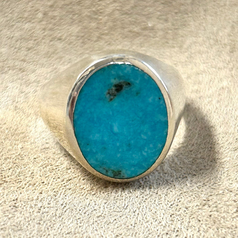 Turquoise and Sterling Silver Ring (size 8)