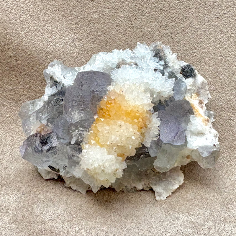 Fluorite, Quartz & Galena (Mex-Tex Mine, Socorro Co., New Mexico)