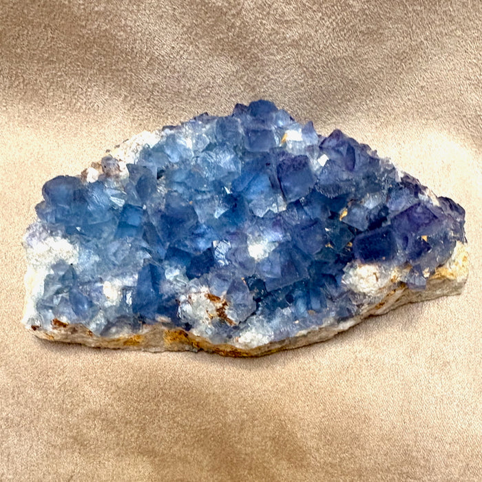 Fluorite with Quartz (Blanchard Mine, Socorro Co., New Mexico)