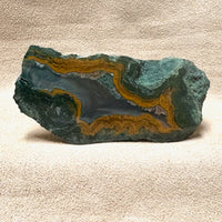 Geode, Orpheus Agate, Polished Face (Bulgaria)