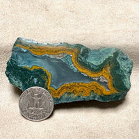 Geode, Orpheus Agate, Polished Face (Bulgaria)