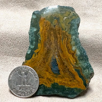 Geode, Orpheus Agate, Polished Face (Bulgaria)