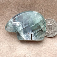 Bear Fetish Carving in Fluorite