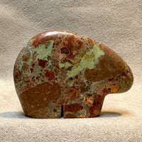 Copper Bear Fetish Carving