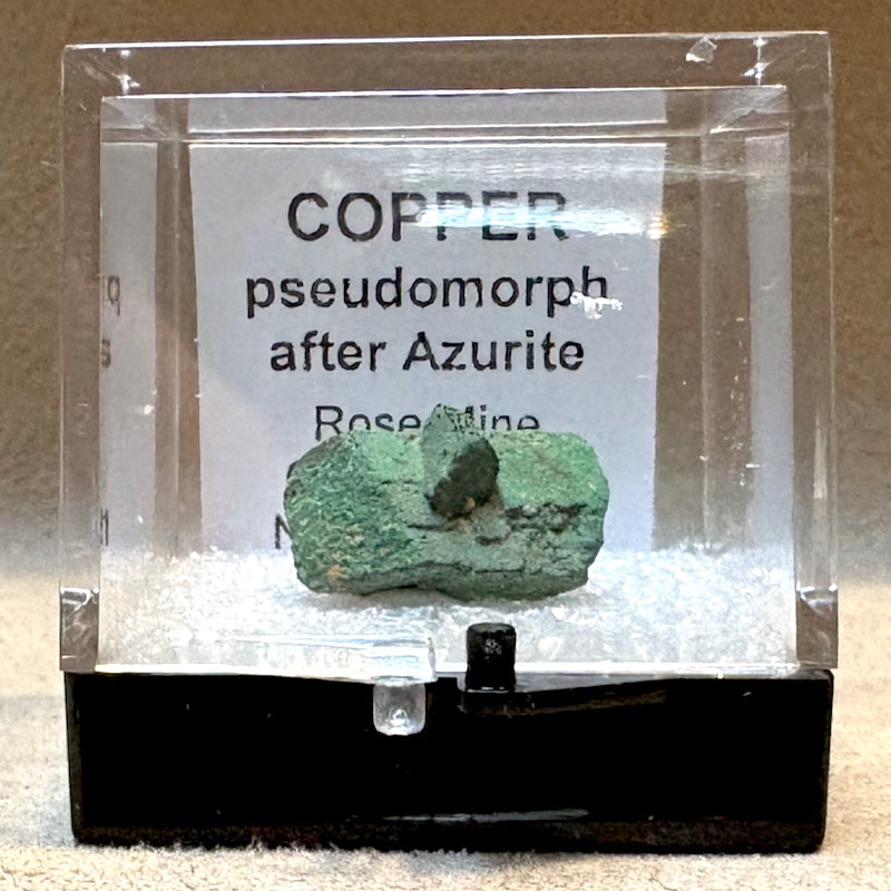 Copper Pseudomorph after Azurite (New Mexico)