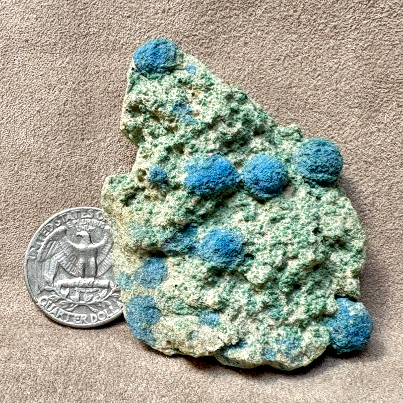 Azurite Balls in Matrix (Sandoval Co., New Mexico)