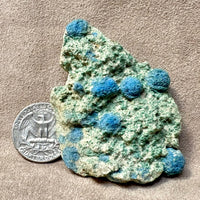 Azurite Balls in Matrix (Sandoval Co., New Mexico)