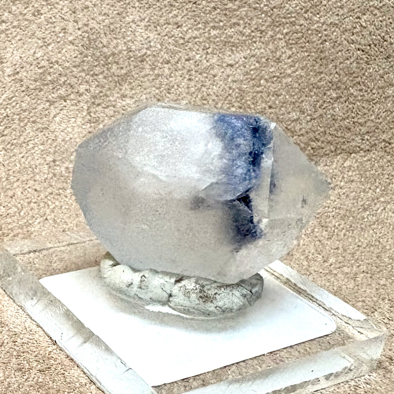 Dumortierite in Quartz (Brazil)