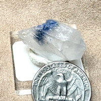 Dumortierite in Quartz (Brazil)