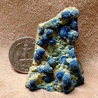 Azurite Balls in Matrix (Sandoval Co., New Mexico)