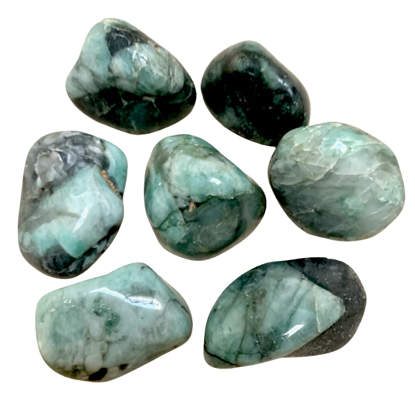 Emerald Polished Pebble (India)