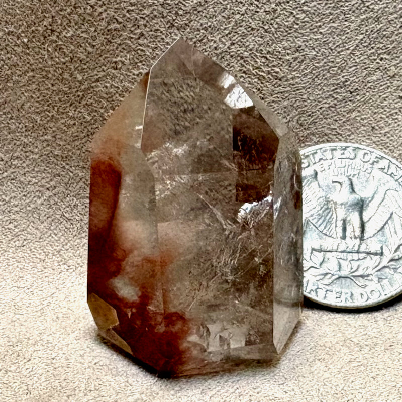 Quartz, Amianto Angel Phantom Polished Crystal (Brazil)