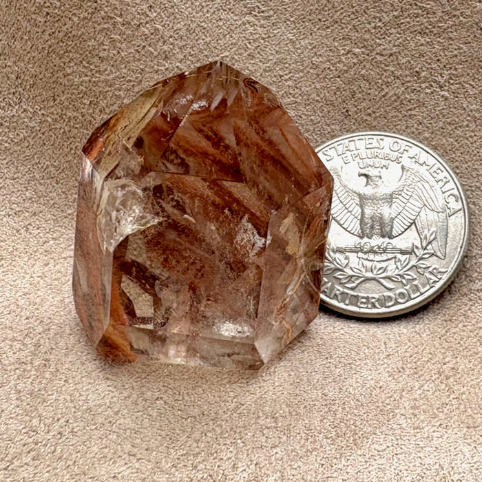 Quartz, Amianto Angel Phantom Polished Crystal (Brazil)