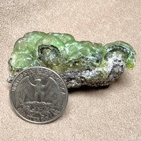 Smithsonite, Cuprian Green (Arizona)