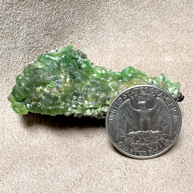 Smithsonite, Cuprian Green (Arizona)