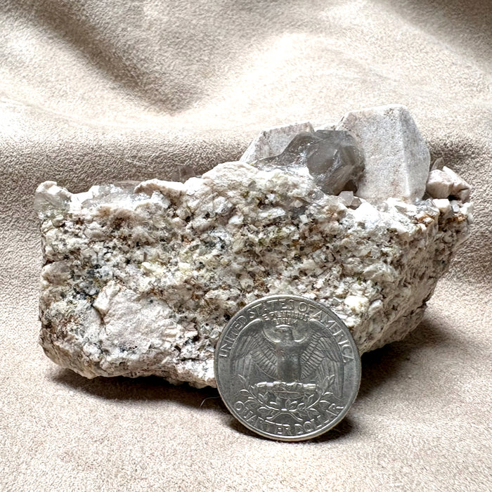 Smoky Quartz with Albite & Orthoclase (Dona Ana Co., New Mexico)
