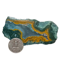 Geode, Orpheus Agate, Polished Face (Bulgaria)