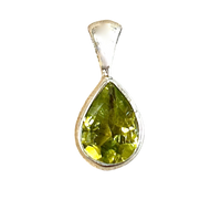 Peridot Faceted Pendant