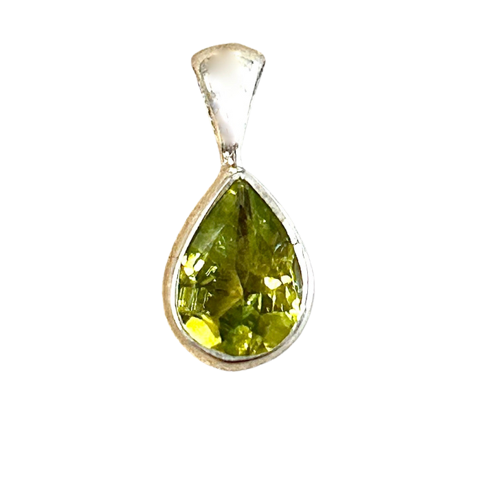Peridot Faceted Pendant