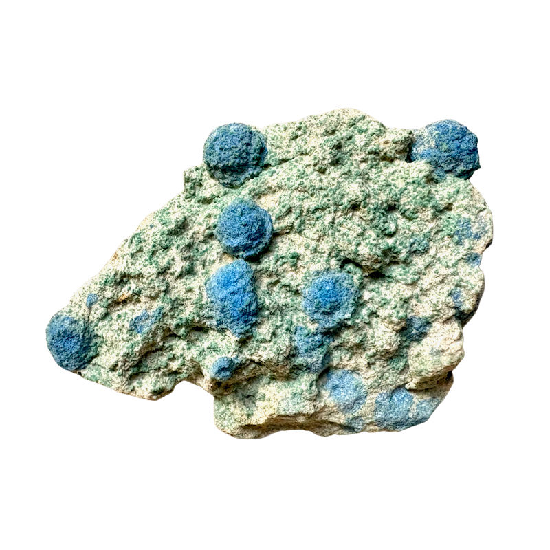 Azurite Balls in Matrix (Sandoval Co., New Mexico)