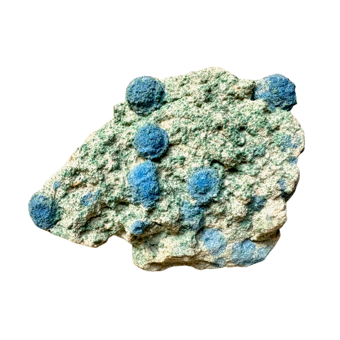 Azurite Balls in Matrix (Sandoval Co., New Mexico)
