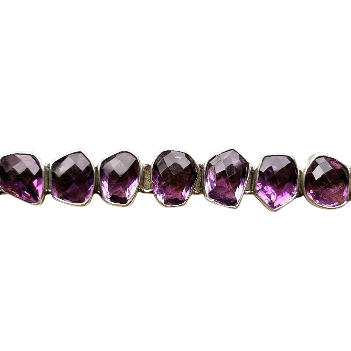 242656 Amethyst Twelve-Stone Bracelet