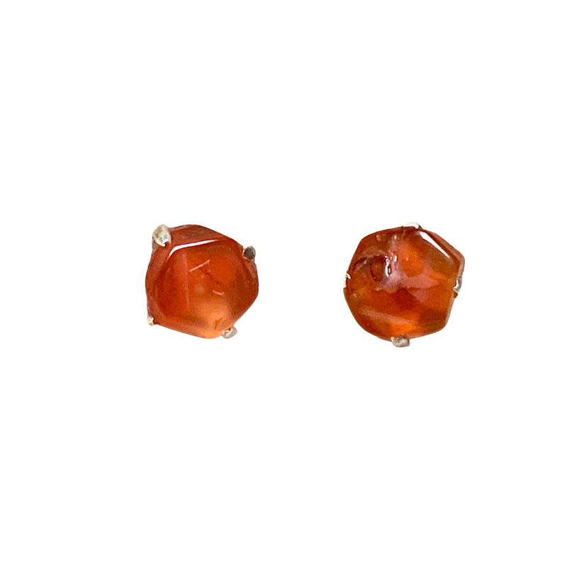 Carnelian Stud Earrings