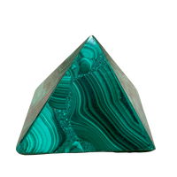 Malachite Polished Pyramid (Democratic Republic of Congo)