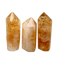 Citrine Carved Crystal Point