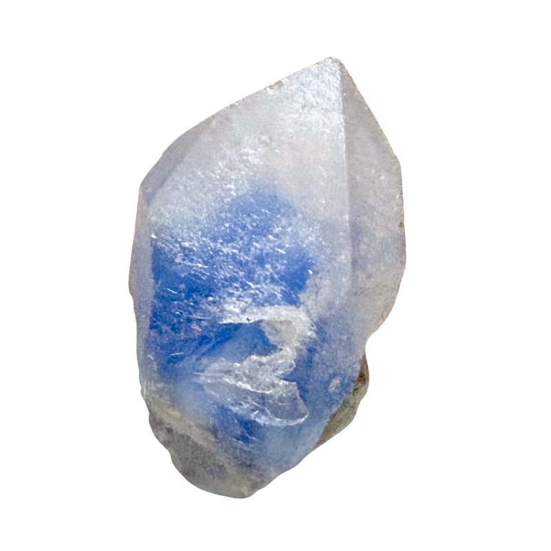 Dumortierite in Quartz (Brazil)