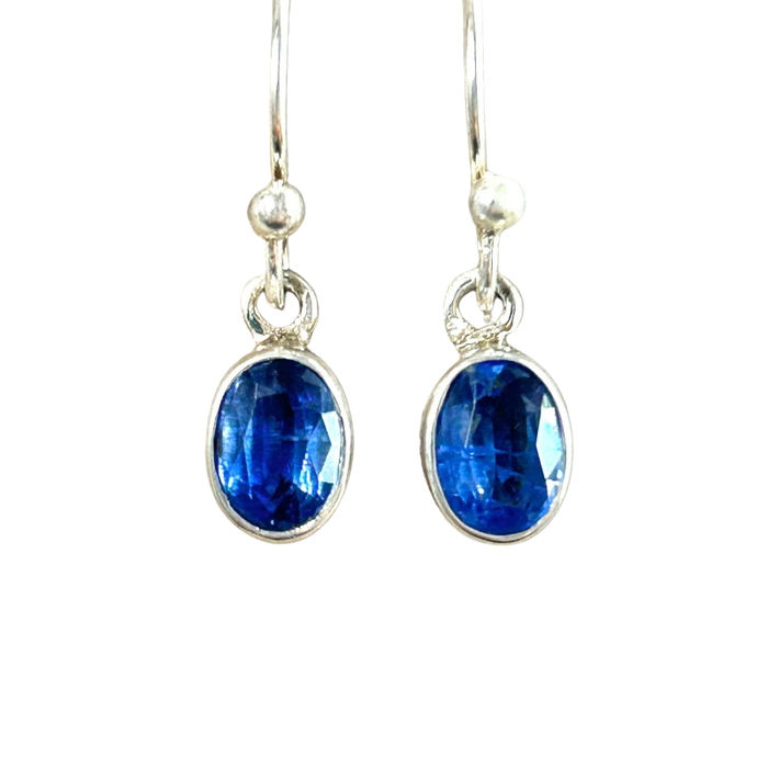 Kyanite Faceted Dangle Earrings