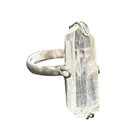 Quartz Crystal Point Ring (Size 8)