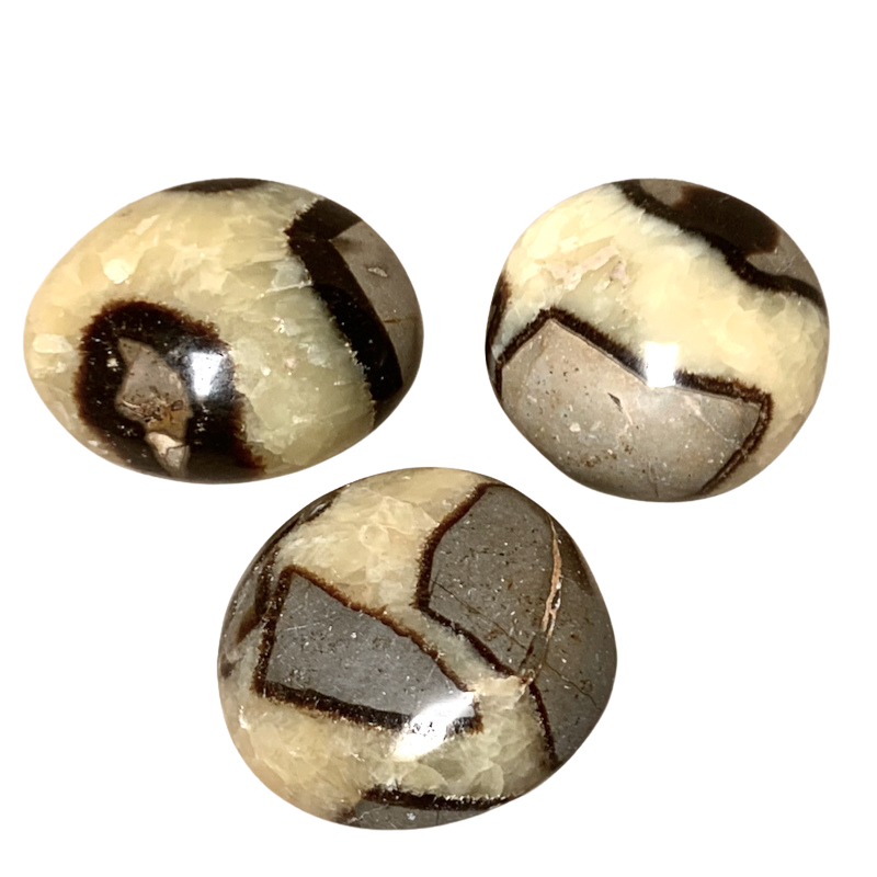 Septarian Calcite Polished Pebble