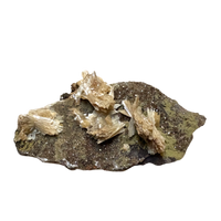 Barite, calcite & mottramite (Mexico)