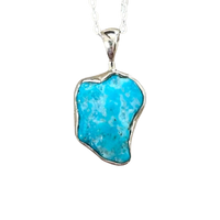 Turquoise (Rough) Pendant on Chain