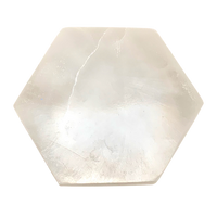 Selenite Plate, Hexagonal